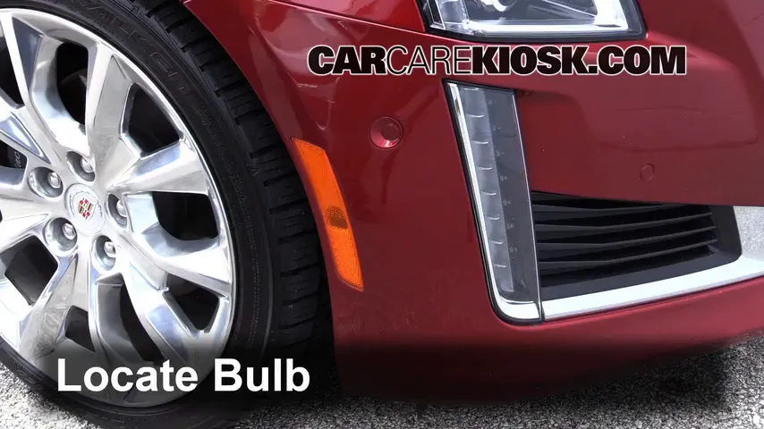 2015 Cadillac CTS 2.0L 4 Cyl. Turbo Lights Parking Light (replace bulb)